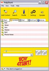 клиент для Windows Voip провайдер VoipStunt.com