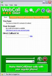 клиент для Windows Voip провайдер WebCallDirect.com